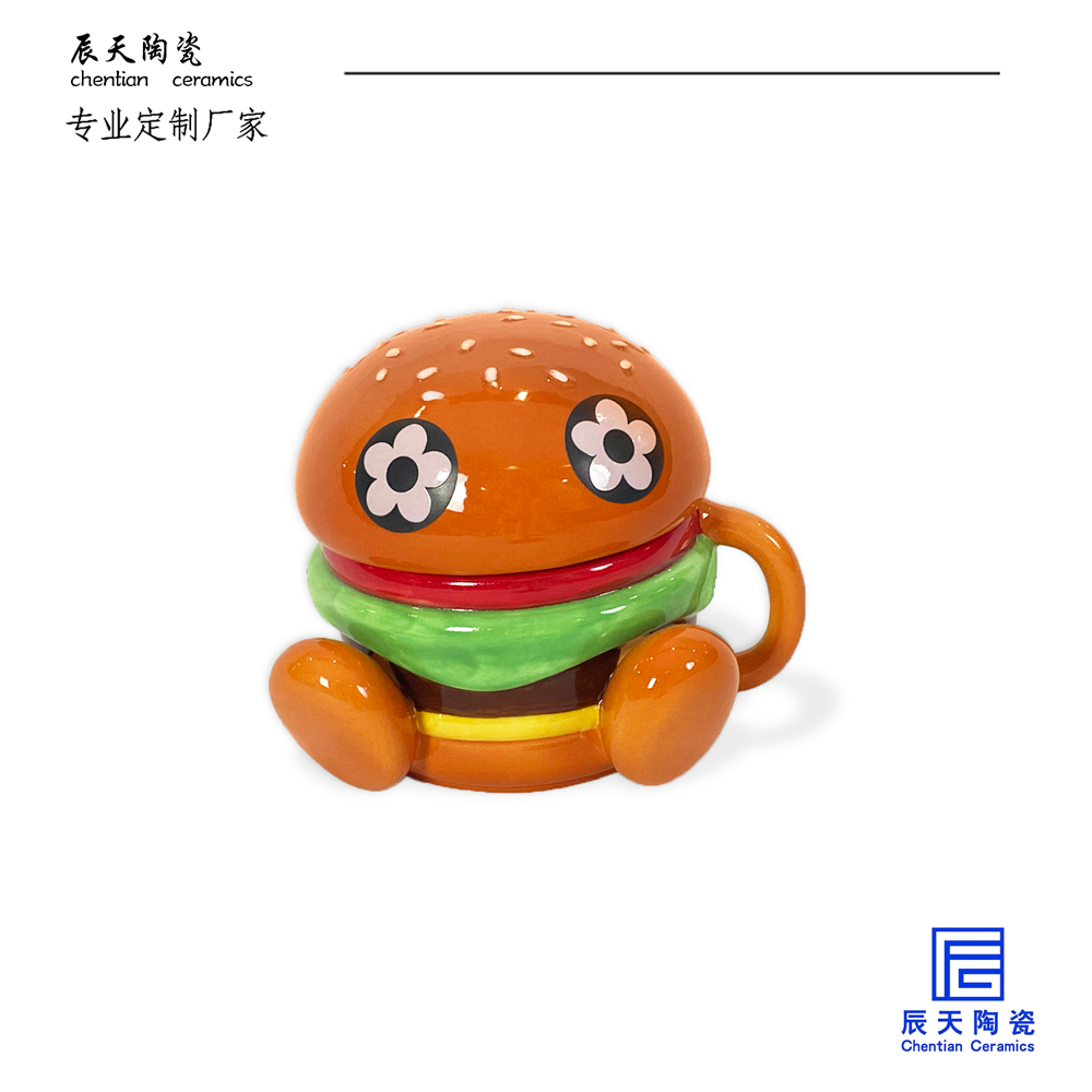 <b>客戶(hù)定制 漢堡造型陶瓷馬克杯</b>